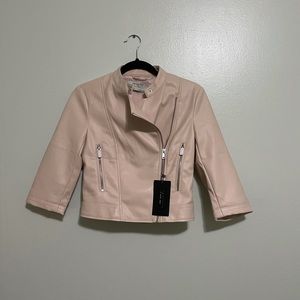 Zara faux leather jacket